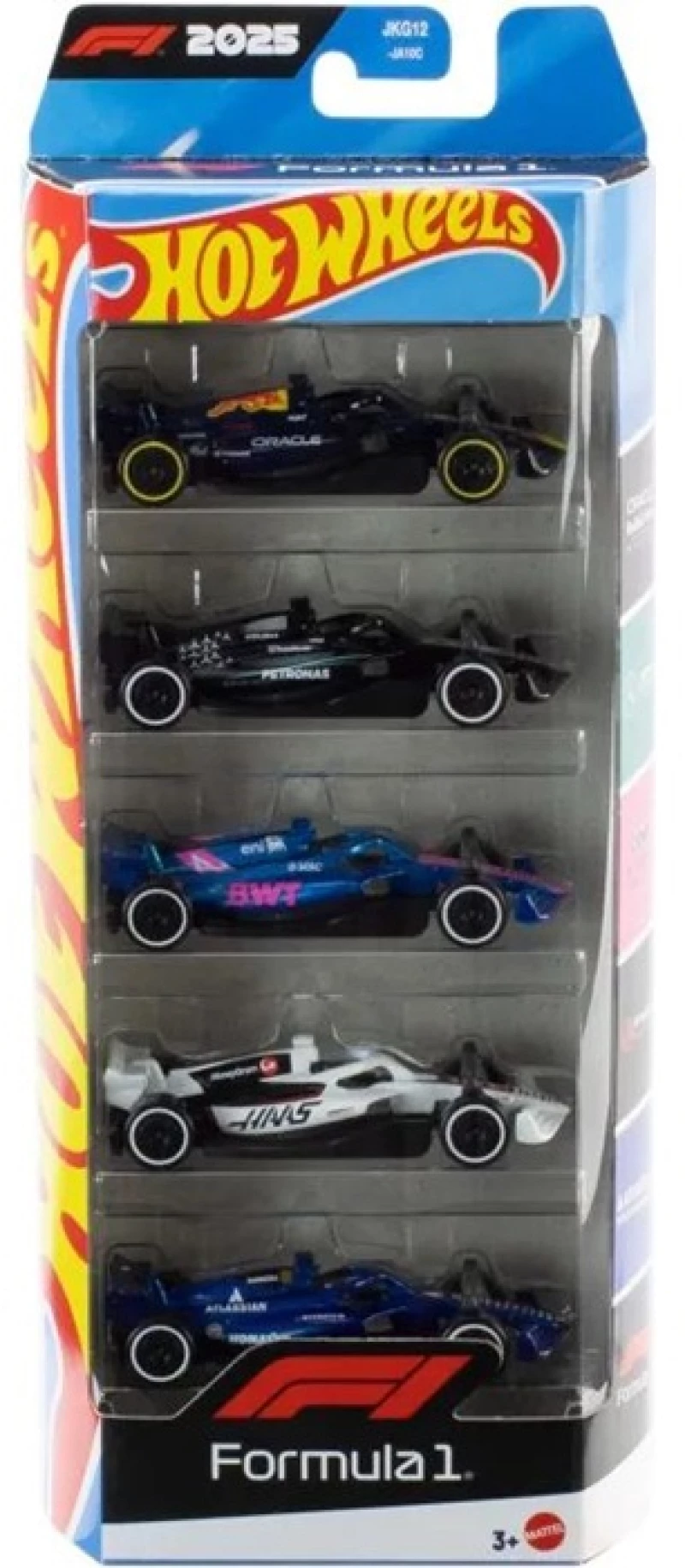 MATTEL HOT WHEELS ΑΥΤΟΚΙΝΗΤΑΚΙΑ F1 ΣΕΤ ΤΩΝ 5 JLN11.