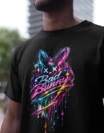 Bad Bunny T-shirt - BLACK