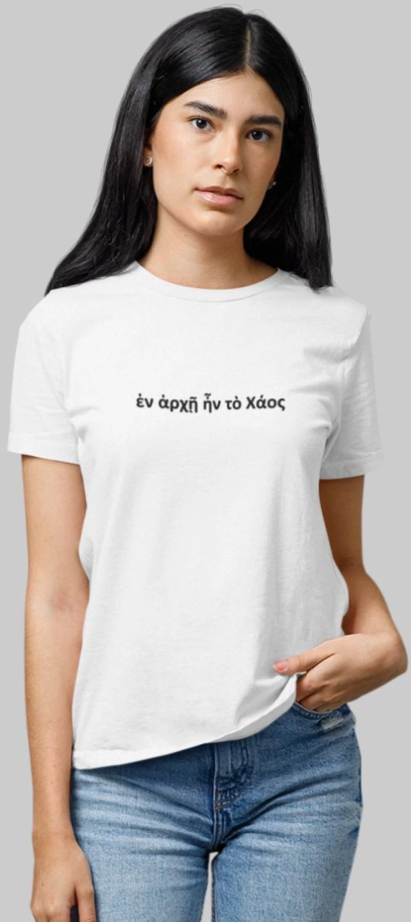 Chaos W T-Shirt - WHITE