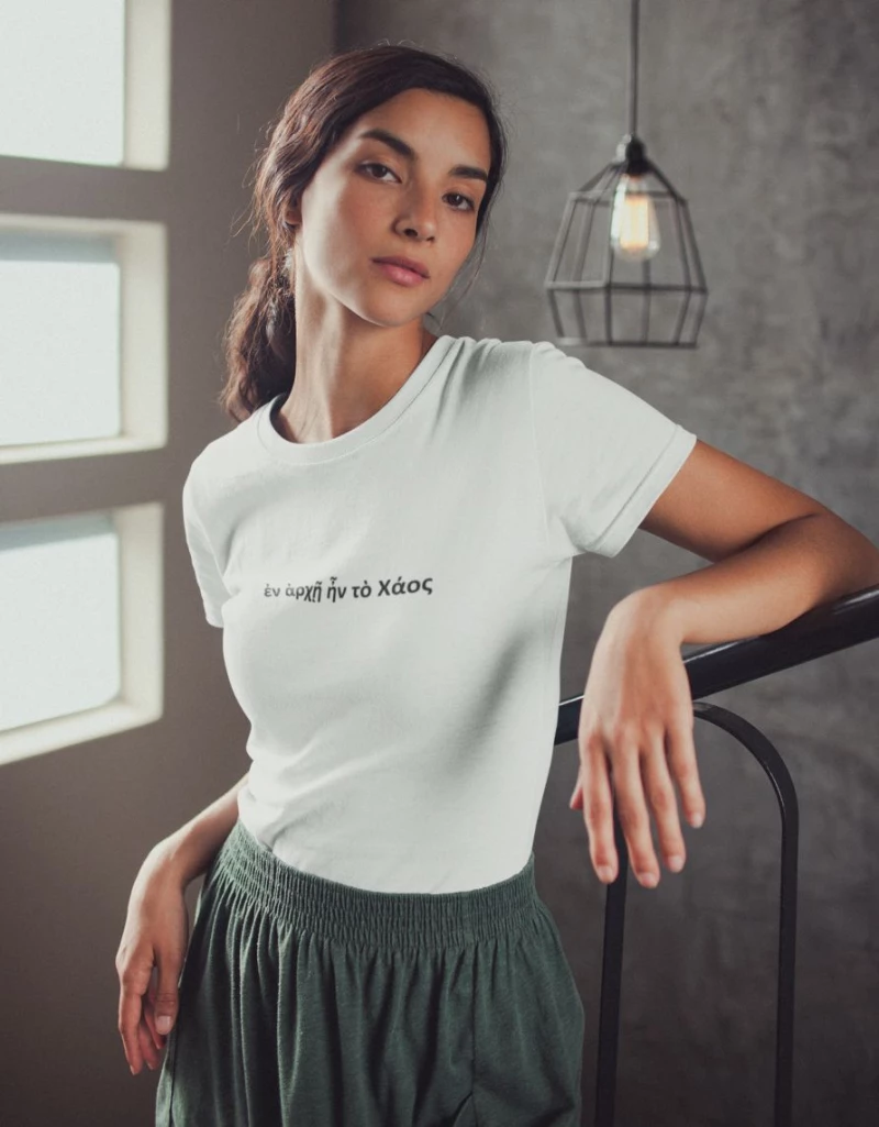 Chaos W T-Shirt - WHITE