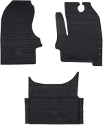 Πατάκι αυτοκινήτου 3 pcs Μαύρο Iveco DAILY Λάστιχο Μαύρο 42029096