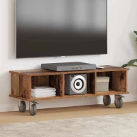 Βάση TV Παλιό ξύλο 100 x 35 x 35 εκ Επεξεργασμένο ξύλο Καφέ 891038