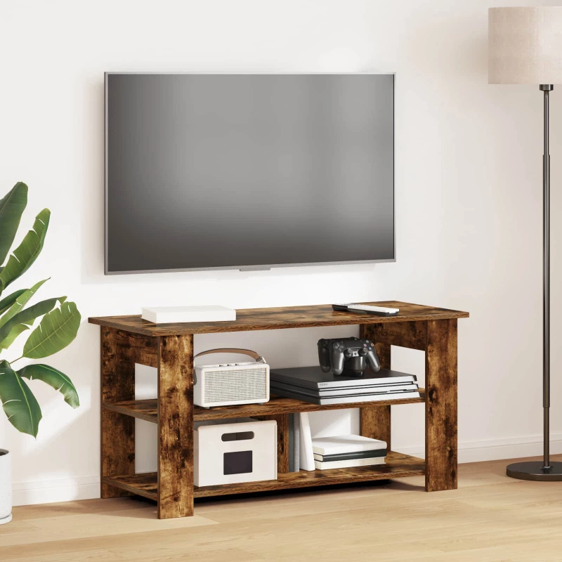 Βάση τηλεόρασης Καπνιστό Δρύς 100 x 40 x 50 cm Καφέ 8000392