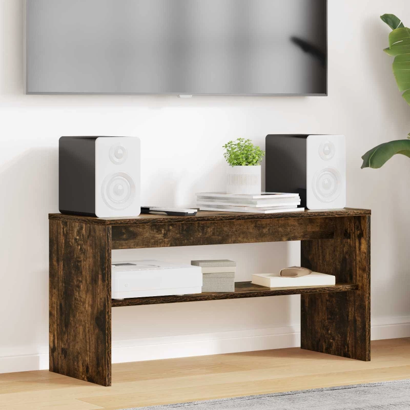Ντουλάπι TV Καπνιστό Δρύς 80 x 30 x 40 εκ Επεξεργασμένο ξύλο Καφέ 8000328