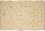 Χαλί Φυσικό και Λευκό 160 x 230 cm Γιούτα Λευκό 42010724