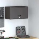Ντουλάπι τοίχου για γκαράζ Μαύρο 60 x 33 x 35 εκ Μαύρο 883280