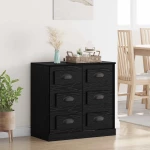 Πλαϊνό γραφείο με συρτάρι Μαύρη Οξυά 70 x 35,5 x 67,5 εκ. Μαύρο 881428