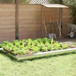 Φράκτης σαλιγκαριών 16 pcs Ασημί 50 x 3,5 x 25 εκ Ασήμι 874851