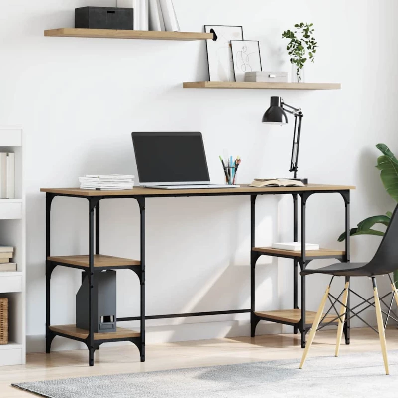 Γραφείο Artisan Oak 140 x 50 x 75 εκ. Επεξεργασμένο ξύλο Καφέ 886269