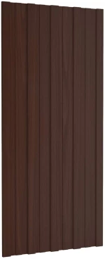 Πάνελ οροφής 12 pcs Καφέ 100 x 45 cm Γαλβανισμένος χάλυβας Καφέ 42047127