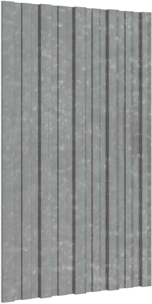 Πάνελ οροφής 36 pcs Ασημί 80 x 45 cm Γαλβανισμένος χάλυβας Ασήμι 42047120