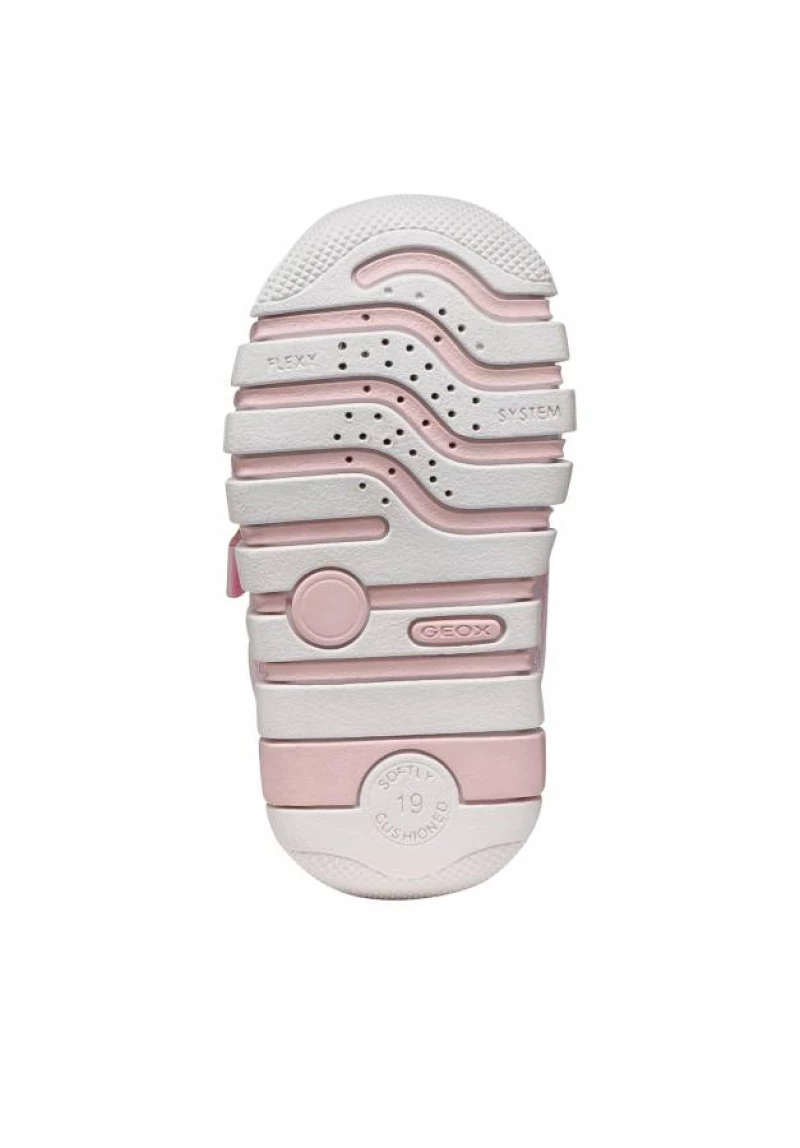 GEOX B IUPIDOO G. B3558A 01454 C0761  WHITE/LILAC  FIRST STEPS  CASUAL SPORT