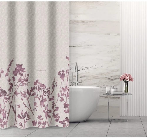 Κουρτίνα Μπάνιου Guy Laroche Romance Melanze 240x185
