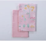 Σετ Σεντόνια Λίκνου 2 Τεμαχίων Nef-Nef Spring Happiness Pink 70x120