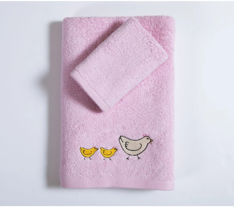 Σετ Βρεφικές Πετσέτες 2 Τεμαχίων Nef-Nef Cute & Sweet Lilac 30x50+70x140