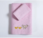 Σετ Βρεφικές Πετσέτες 2 Τεμαχίων Nef-Nef Cute & Sweet Lilac 30x50+70x140