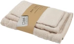 Σετ Πετσέτες 3 Τεμαχίων Das Home 0833 Taupe 30x50,50x90,70x140