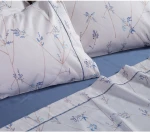 Σετ Σεντόνια Υπέρδιπλα 4 Τεμαχίων Nef-Nef Desirous Off White/Blue 240x270