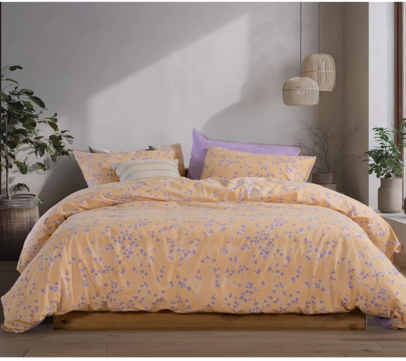 Σετ Σεντόνια Μονά 3 Τεμαχίων Nef-Nef Floriva Coral 170x270