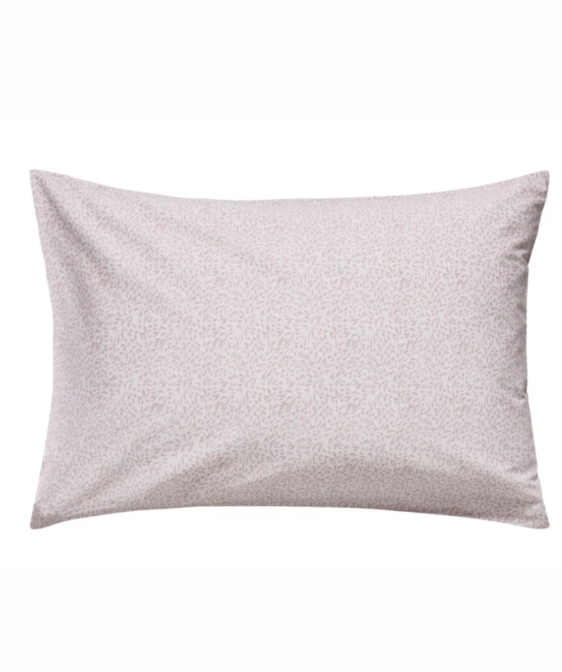 Σετ Μαξιλαροθήκες 2 Τεμαχίων Kentia Breza 18A Dusty Pink- White 50x70