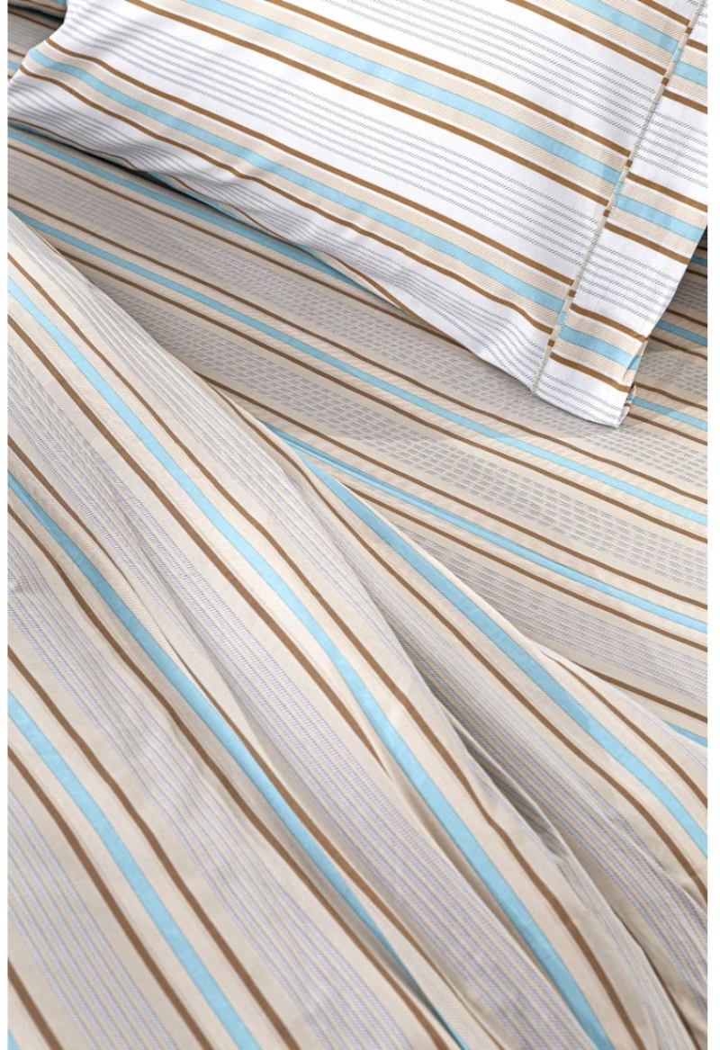 Σετ Σεντόνια Υπέρδιπλα 4 Τεμαχίων Guy Laroche Pinstripe Natural 240x265