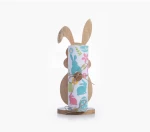 Ξύλινος Λαγός με Ποτηρόπανο και Κουτάλα Nef-Nef Rabbit Multi 40x70