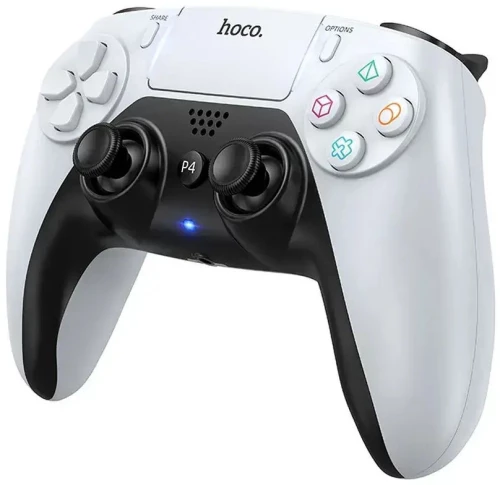 Hoco GA1 Phoenix Συμβατό Ασύρματο Χειριστήριο για PC / Playstation 4 PS4 - Λευκό