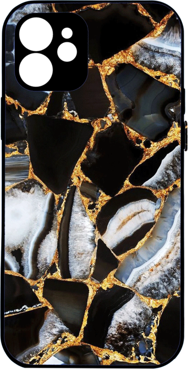 Marblre Black-Gold-White Desing 2 - Motorola Moto G54 5G