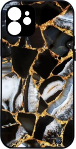 Marblre Black-Gold-White Desing 2 - Google Pixel 9 5G