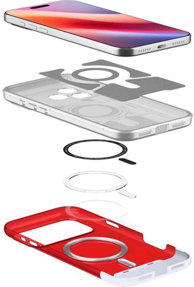 Θήκη iPhone 17 Pro Spigen Classic C1 MagFit Ανθεκτική Σκληρή με MagSafe - Ruby (ACS10359)