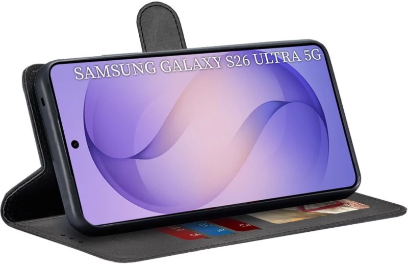 Θήκη Samsung Galaxy S26 Ultra Techsuit Diary Book Πορτοφόλι - Black (5949419343436)