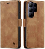 Θήκη Samsung Galaxy S26 Ultra Spacecase Wallet Πορτοφόλι - Light Brown (5905719139926)