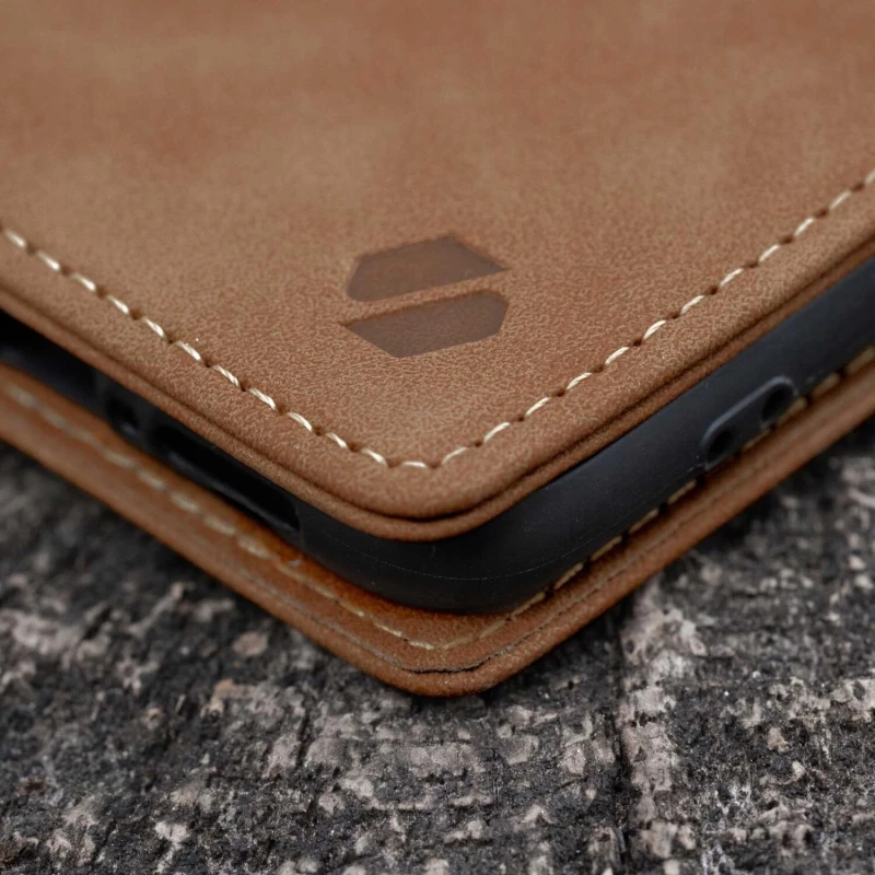 Θήκη Samsung Galaxy S26 Ultra Spacecase Wallet Πορτοφόλι - Light Brown (5905719139926)
