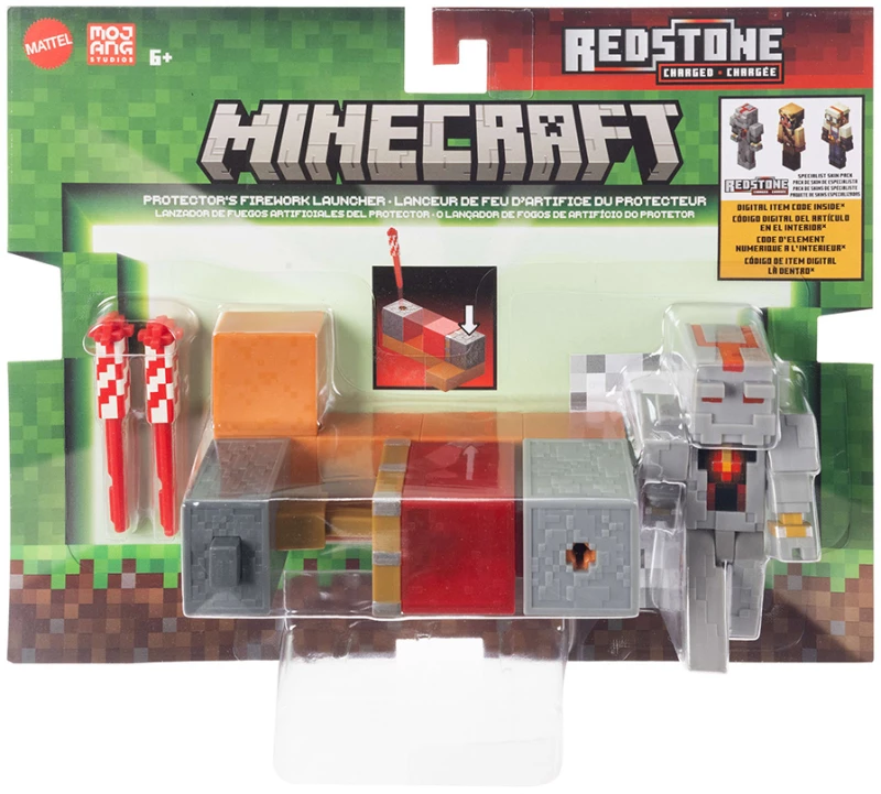 MINECRAFT REDSTONE CHARGED PROTECTOR'S FIREWORK LAUNCHER (#JKK10)