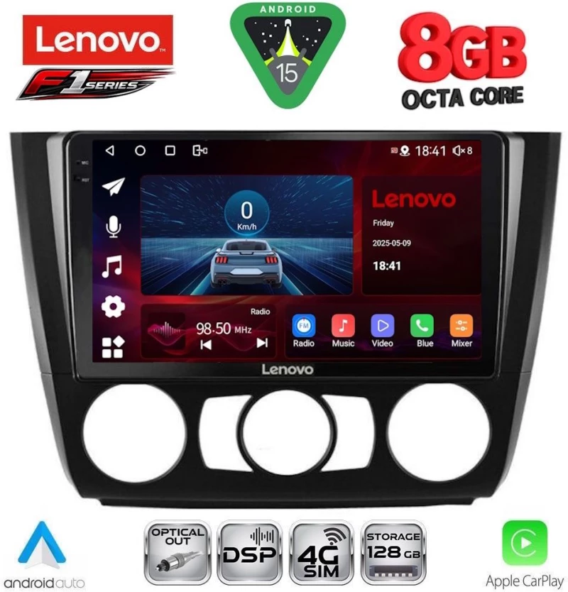 LENOVO SSR 10040_CPA A/C (9inc) MULTIMEDIA TABLET for BMW S.1  E81-82-87-88 mod. 2004-2013