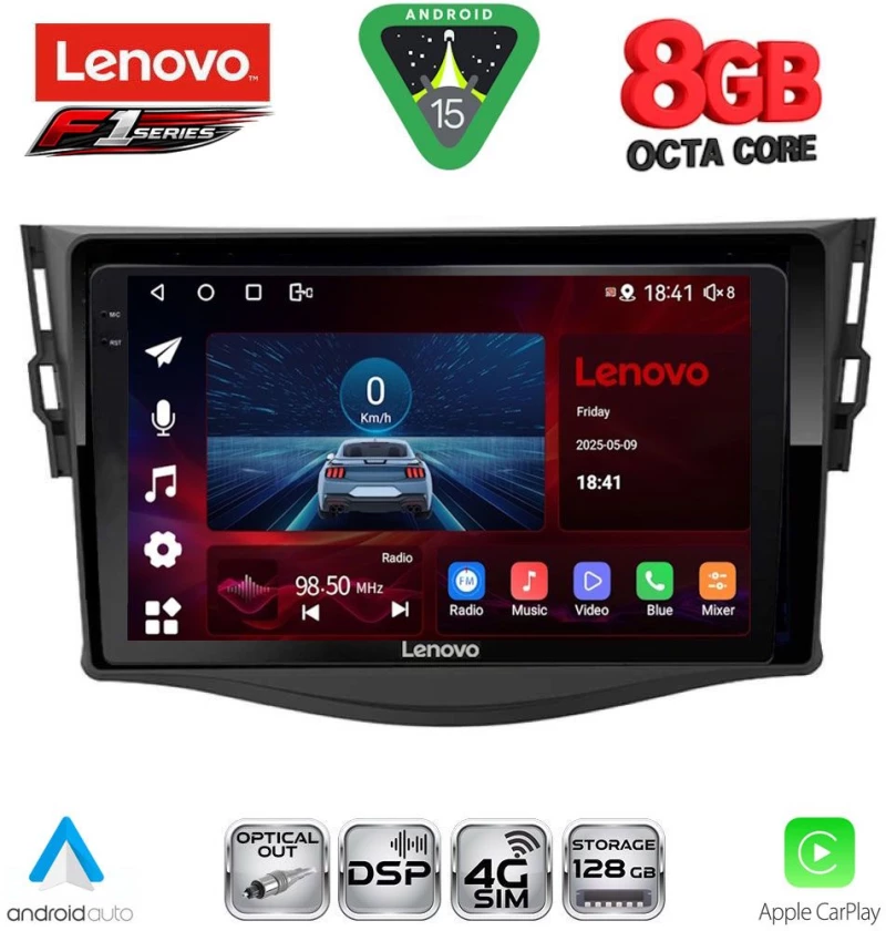 LENOVO SSR 10731_CPA (9inc) MULTIMEDIA TABLET for TOYOTA RAV 4 mod. 2006-2012
