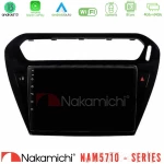 Nakamichi NAM5710 Series 8Core Android13 4+64GB  Citroen C-Elysee / Peugeot 301 Navigation Multimedia Tablet 9"   (Μαύρο))