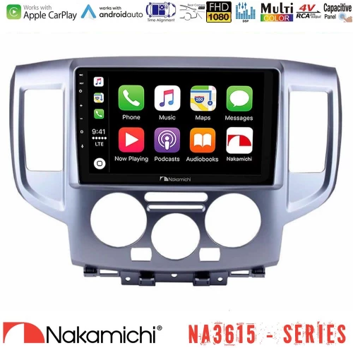 Nakamichi NA3615 Series Με Wireless Carplay & Android Auto  Nissan NV200 Media Station Tablet 9"