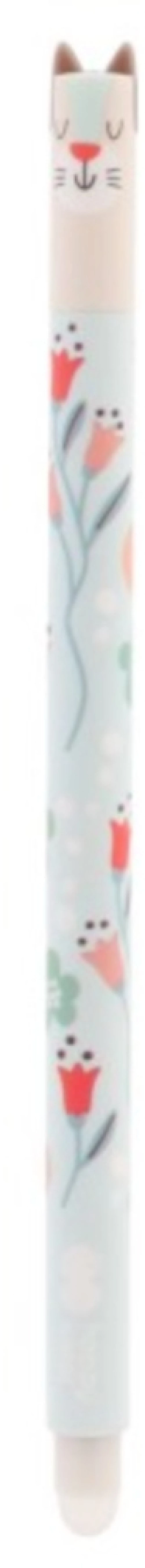 Στυλό Erase 0,5mm Floral Art Happy Color που σβήνει Γατούλα