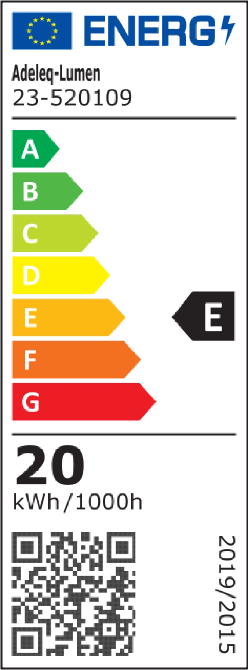Adeleq Σποτ Ράγας 4 Γραμμών LED 20W 230V 4000K Ρυθμιζόμενης Δέσμης Ντιμαριζόμενο Λευκό 23-520109