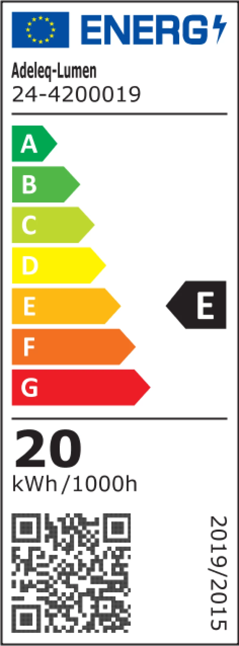 Adeleq Σποτ Ράγας 2 Γραμμών LED 20W Ντιμαριζόμενο 230V 3000K 36 Μοίρες Μαύρο 24-4200019