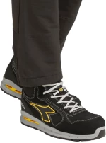 Αντιστατικά Μποτάκια Ασφαλείας Μαύρα - Diadora Run A Box Mid S3S FO SR ESD Black