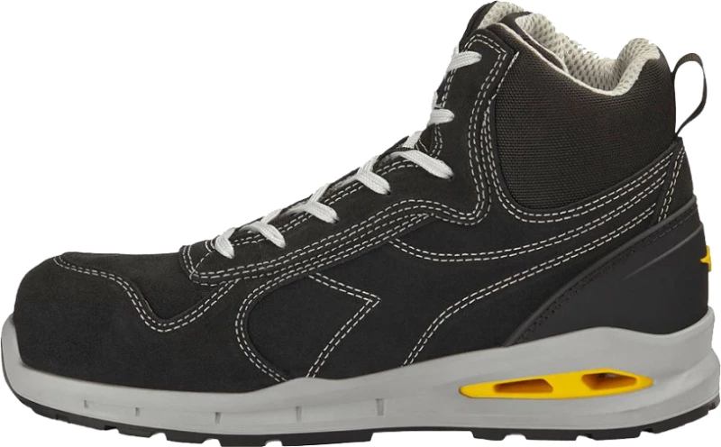 Αντιστατικά Μποτάκια Ασφαλείας Μαύρα - Diadora Run A Box Mid S3S FO SR ESD Black
