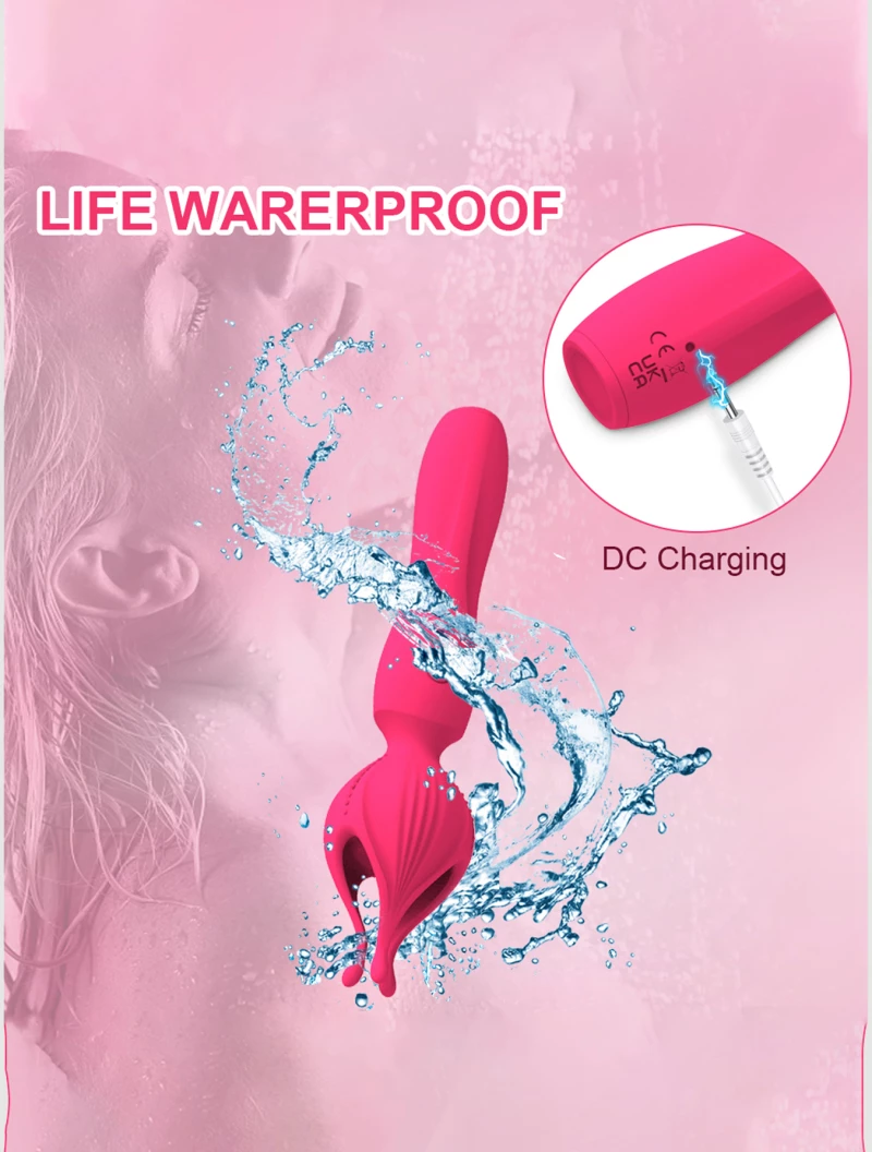 Κλειτοριδικός Δονητής Τριαντάφυλλο Flora Rose Clitoral Strong Vibrator - Ροζ