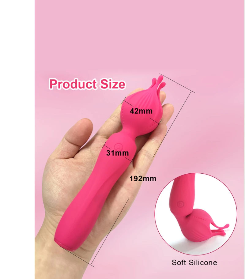 Κλειτοριδικός Δονητής Τριαντάφυλλο Flora Rose Clitoral Strong Vibrator - Ροζ