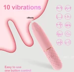 Bullet Δονητής Σιλικόνης Sexopolis Ryker Rechargeable Silicone Bullet Vibrator - Μωβ