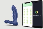 Δονητής Προστάτη Με Application Men's Elegant Silicone Application Based Prostate Massage Vibrator - Μπλε