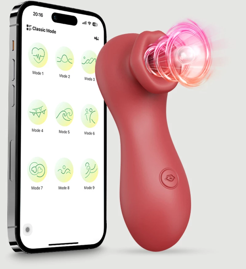 Αναρροφητής Κλειτορίδας Με Application The Ultimate Sucker Clitoral Suction Stimulator With Application Control - Κόκκινος