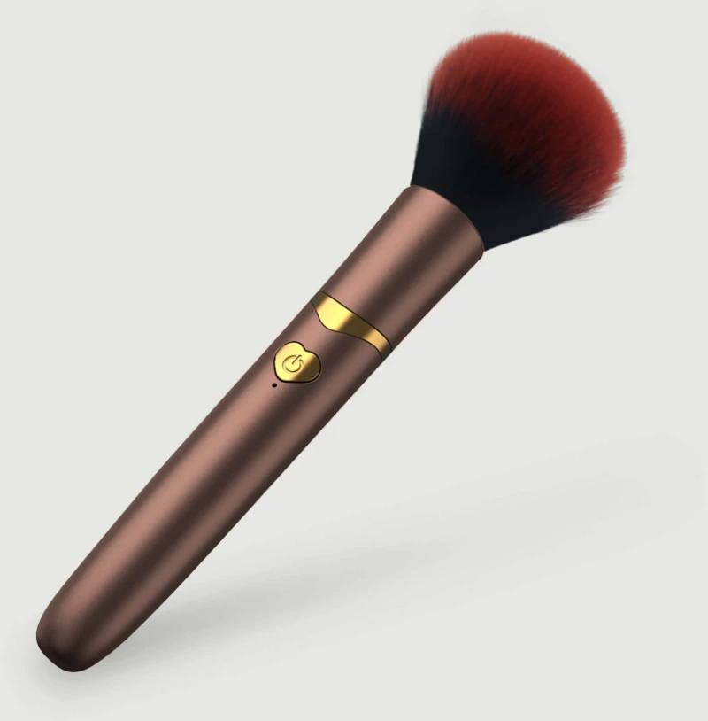 Δονητής Πινέλο Μακιγιάζ Make Up Brush Classic Vibrator - Καφέ