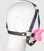 O Ring Gag Με Χείλη Σιλικόνης & Λουρί Σιαγώνας O Ring Gag With Silicone Lips & Jaw Strap - Ροζ
